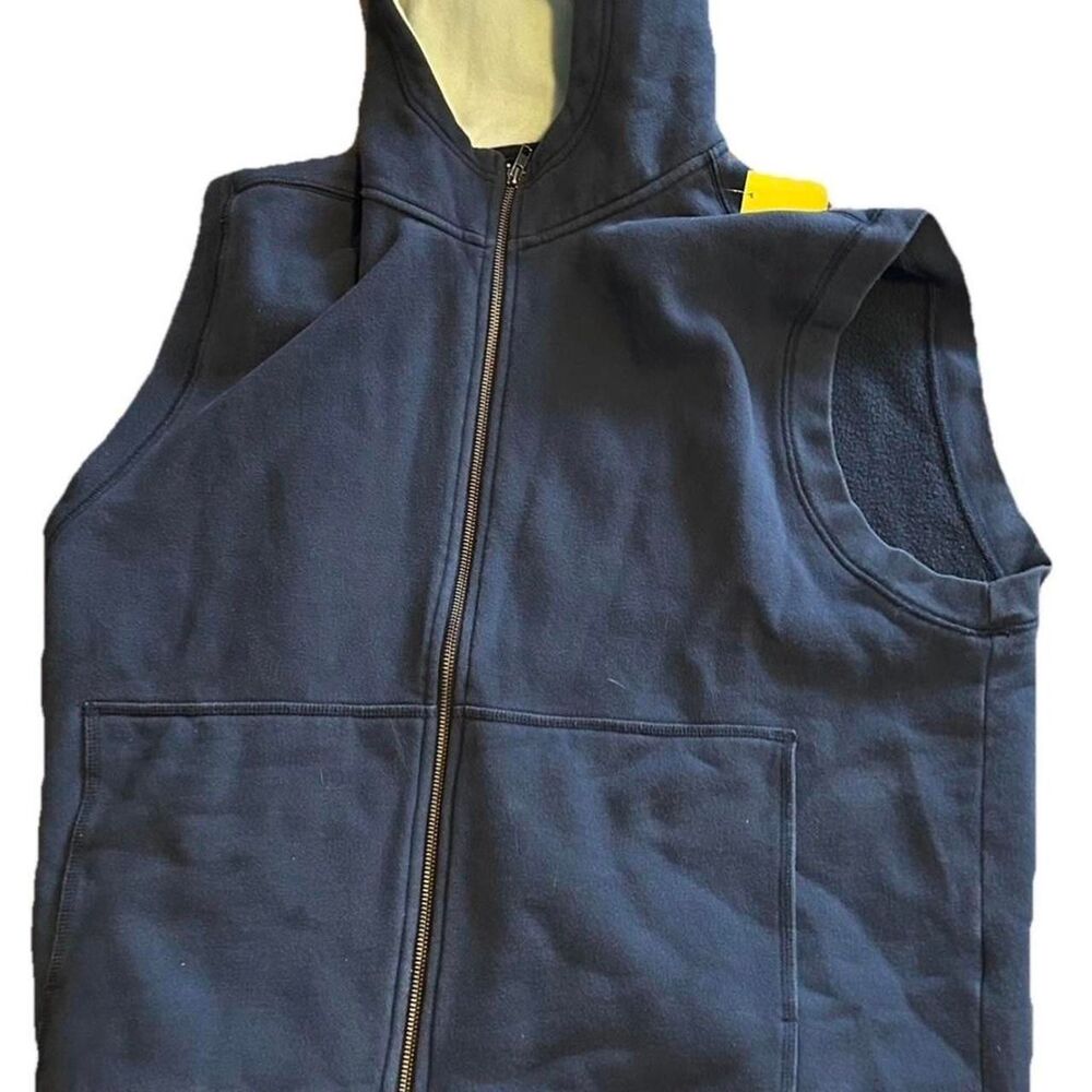 Lands-end Men's Navy and Blue Gilet